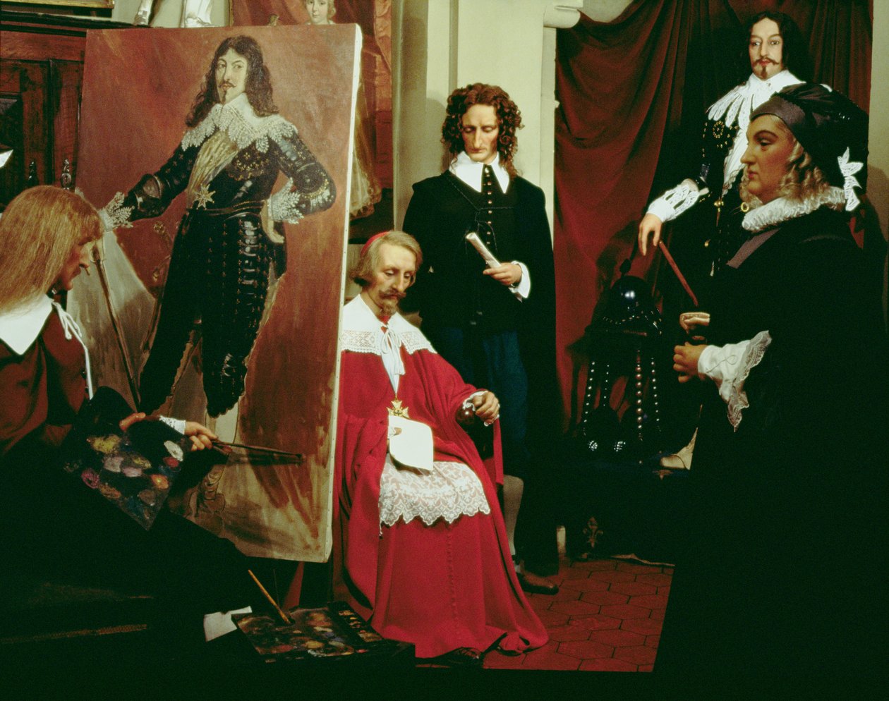 Louis XIII (1601-43) i verkstedet til Philippe de Champaigne (1602-74) (voks) av French School