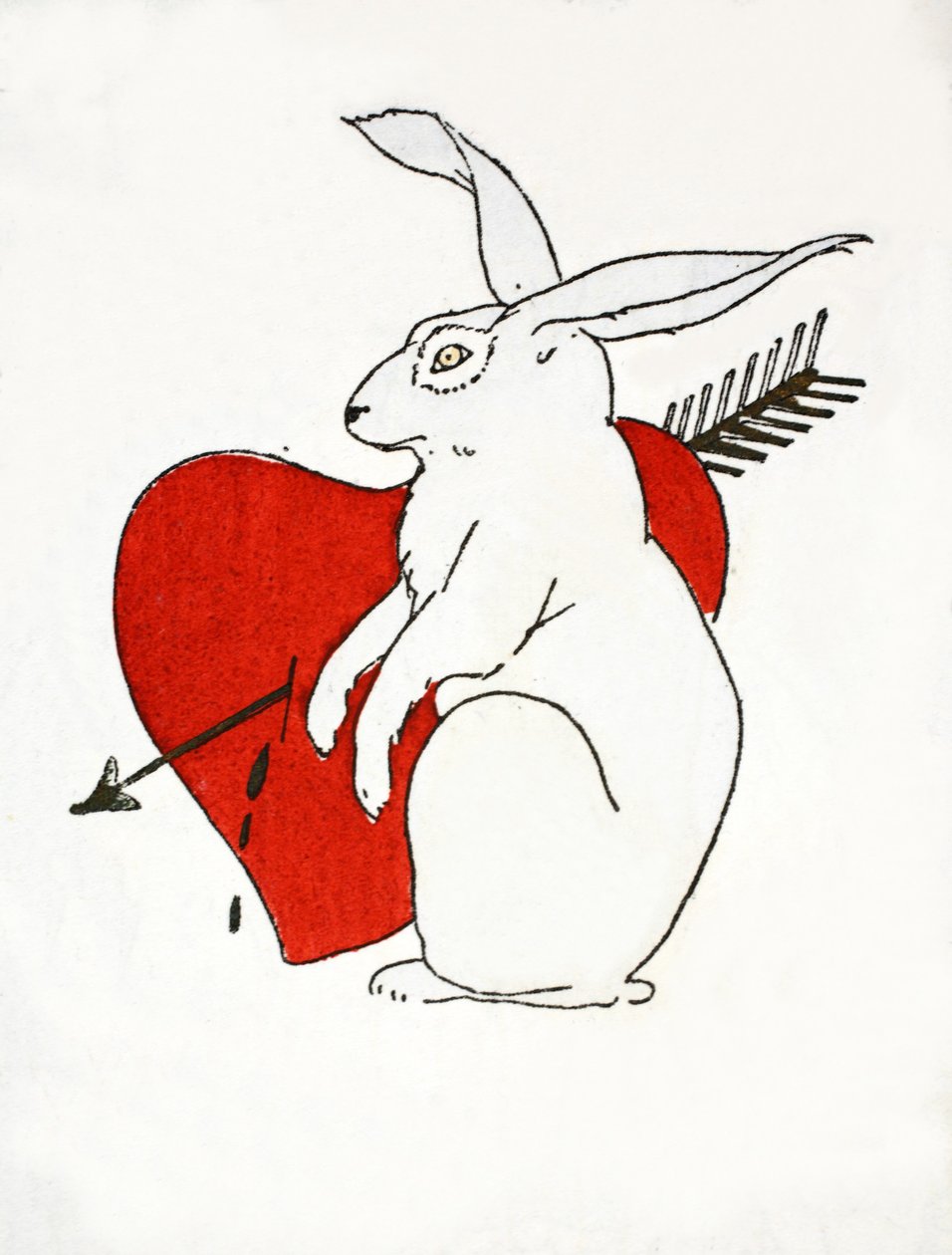 Love Bunny (stensiltrykk) av French School