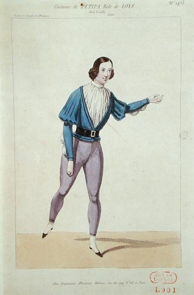Lucien Petipa (1815-1898) i rollen som Loys i 