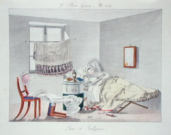 Luksus og fattigdom, plate 104 fra 