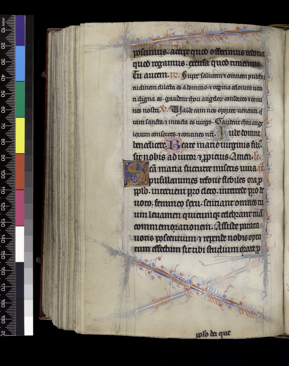 MS 300 f.189v, Matins, fra Psalter and Hours of Isabella of France, Paris, ca. 1265-70 av French School