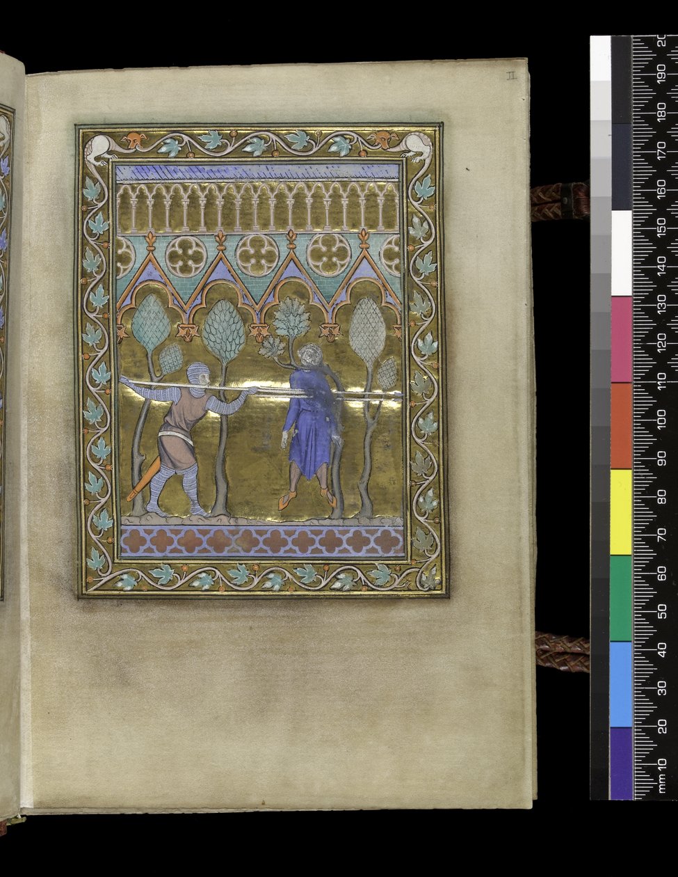 MS 300 f.IIr, fra Psalter and Hours of Isabella of France, Paris, ca. 1265-70 av French School