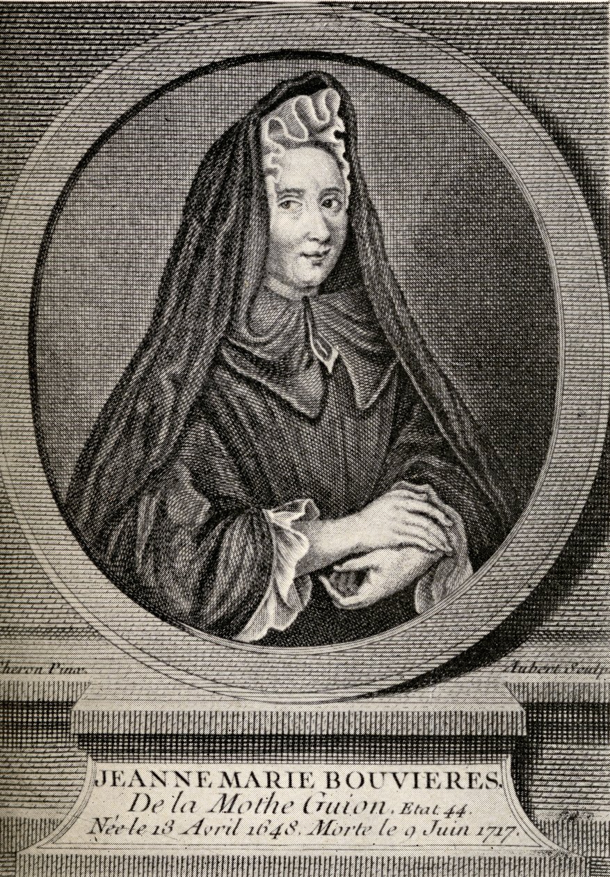 Madame Guyon (1648-1717) illustrasjon fra 'Little Journeys to the Homes of Famous Women', publisert 1897 av French School