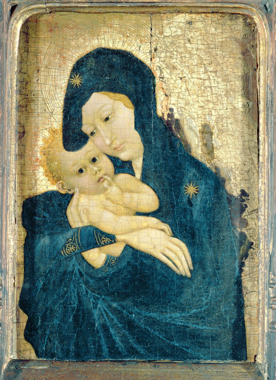Madonna og barn, Bourgogne skole av French School