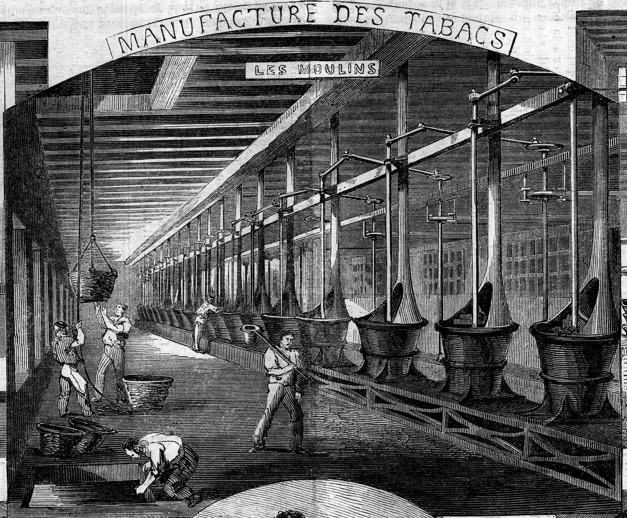 Tobakksfabrikk, Paris av French School