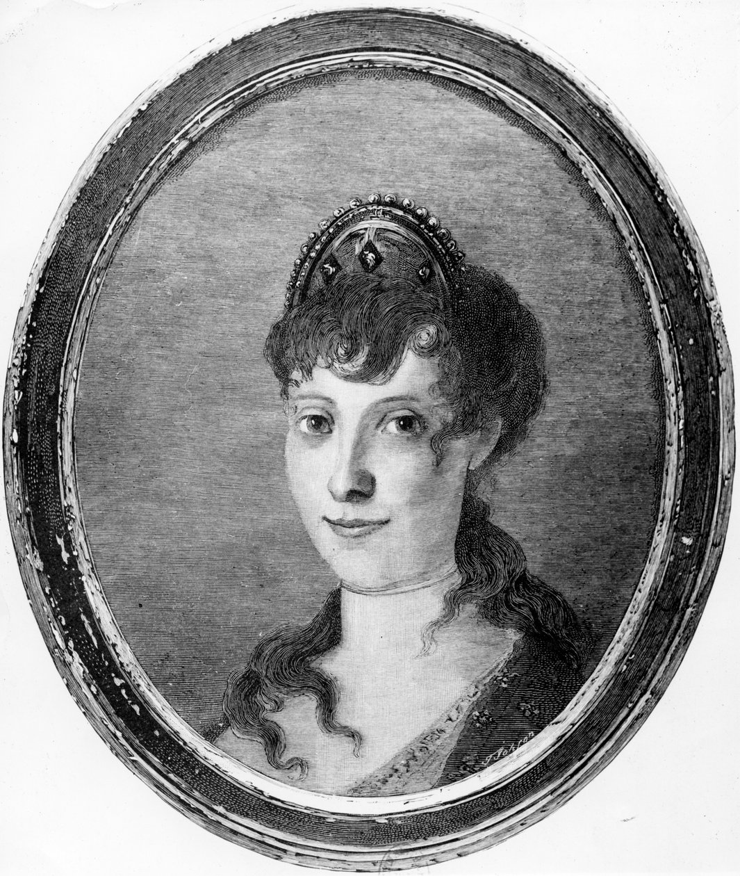 Maria Letizia Ramolino som ung kvinne av French School
