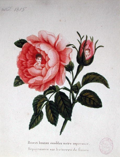 Marie-Louise (1791-1847) med sønnen kongen av Roma (1811-32) av French School