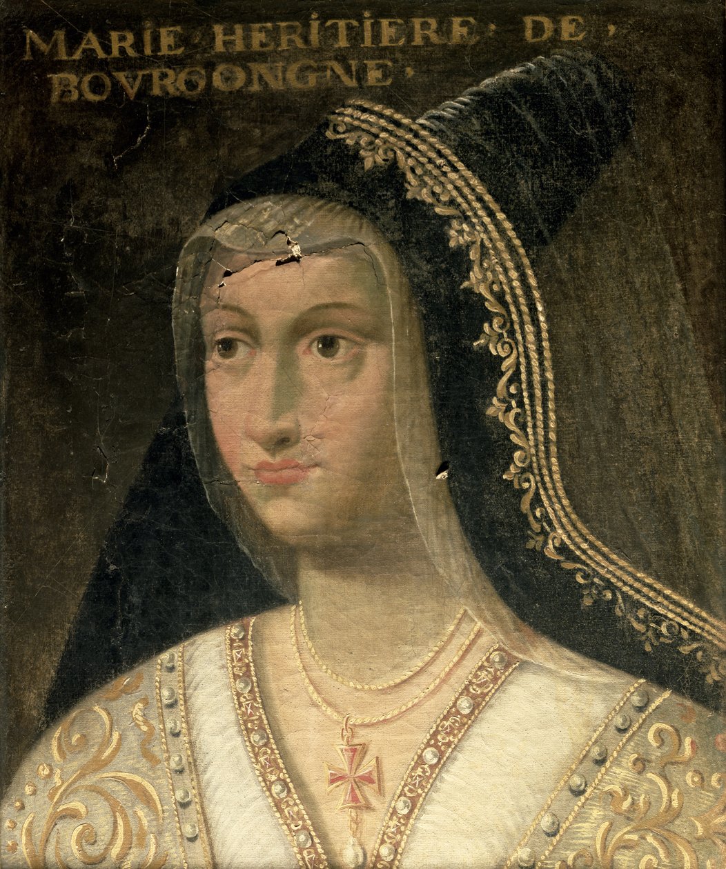 Marie, hertuginne av Burgund av French School