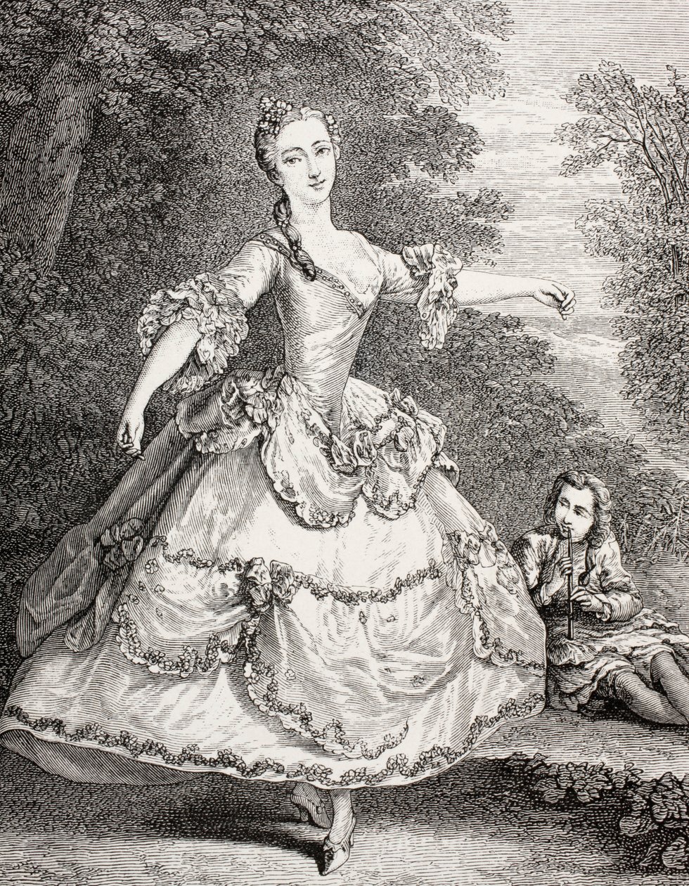 Marie Salle, 1875 (gravering) av French School