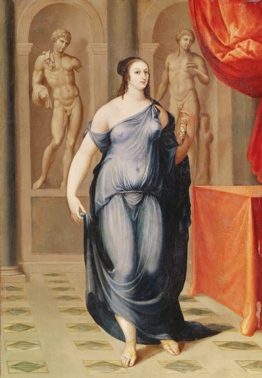 Marie dEscoubleau, grevinne av Tessé, 1598 av French School