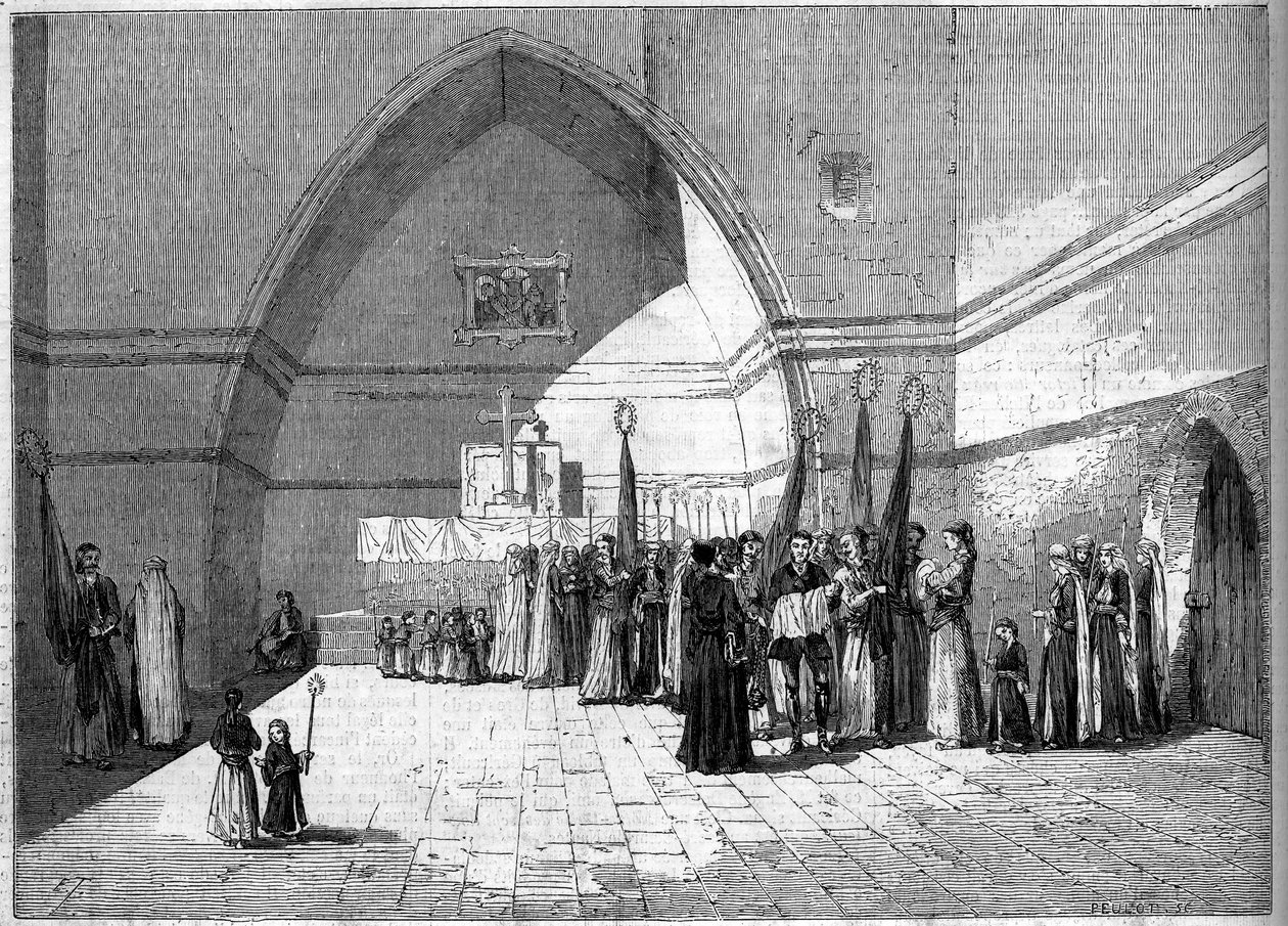 Maronittisk rite - Bapteme i en familie av Metualis - Beirut av French School
