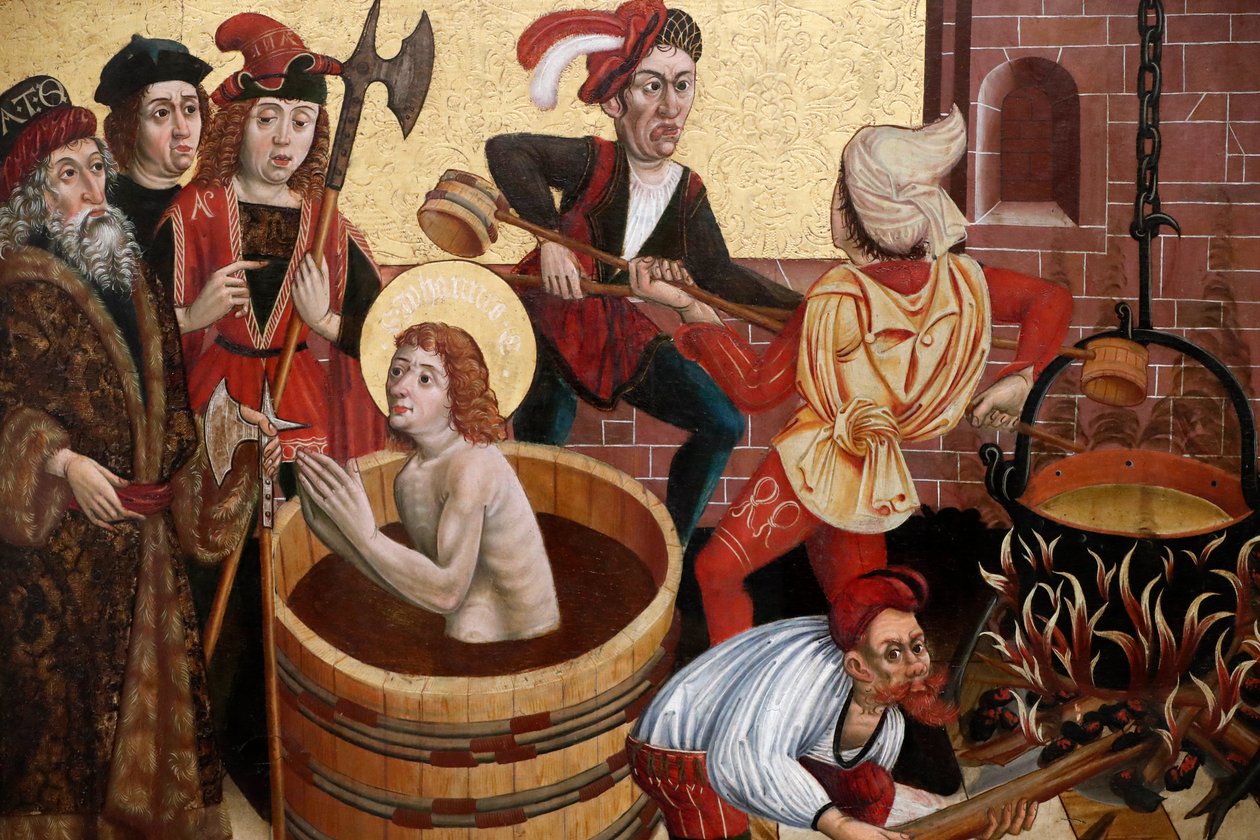 St Johns martyrium av French School