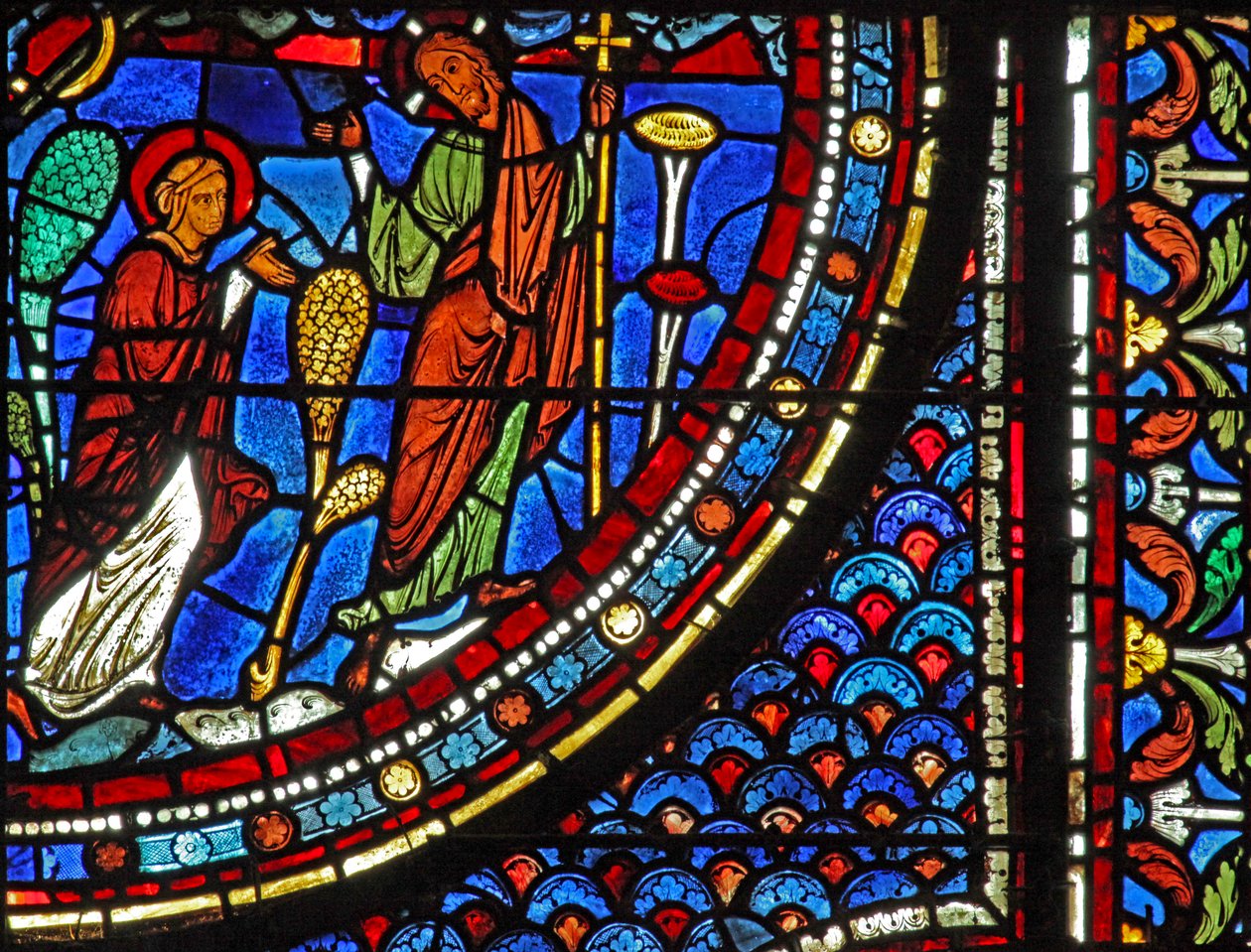 Mary Magdalene window: The Resurrection - Noli Me Tangere (w46) av French School