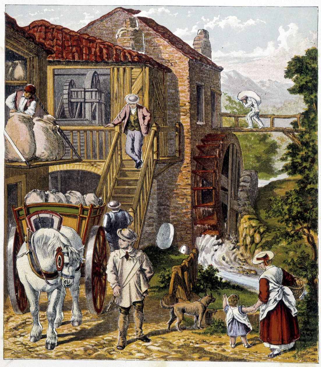 Meunier - i ""Magazine of small children: the Trades"", red. Hatchet, n.d., ca. 1900 av French School