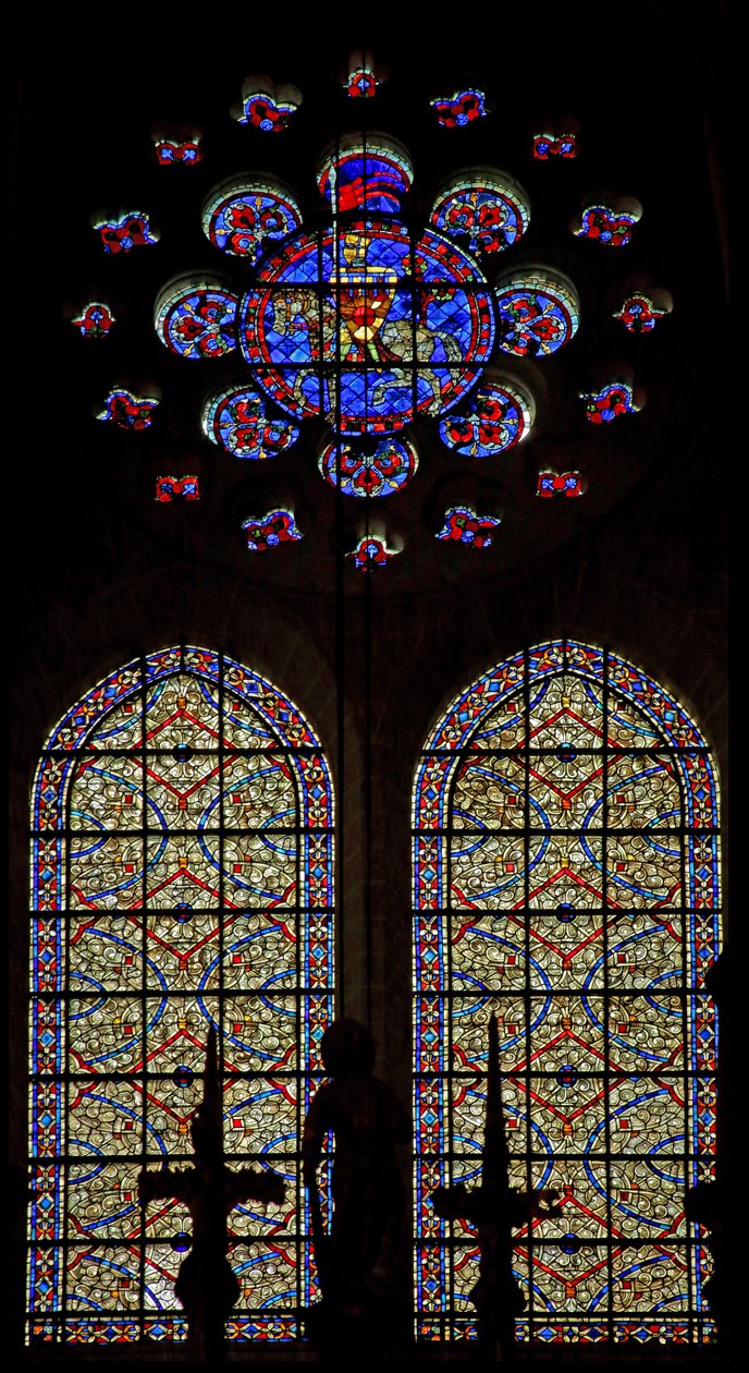 Moderne grisaille og en Courtney-ridder i rosen (w112) av French School