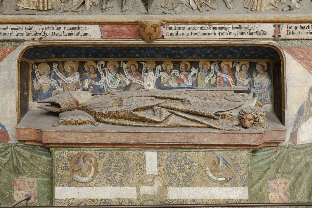 Monument til Adrien de Henencourt av French School