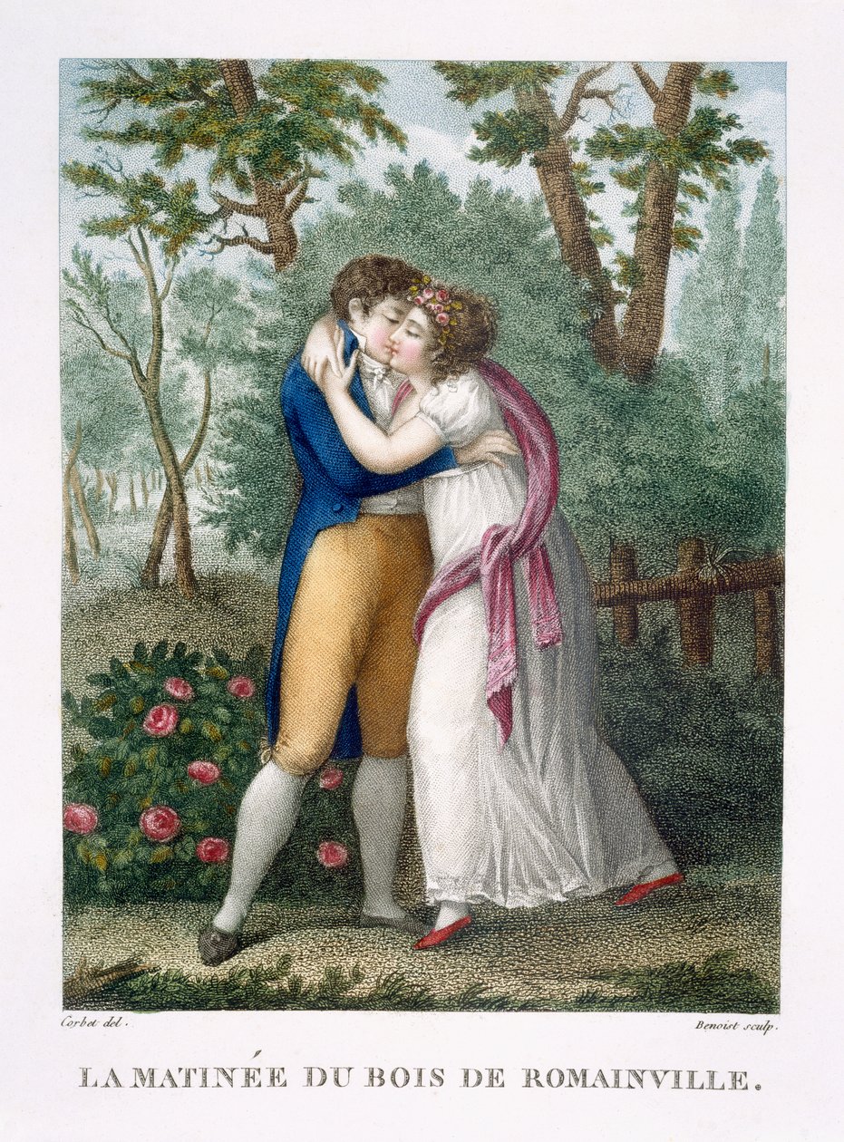 Morgen i Bois de Romainville, ca. 1816 av French School