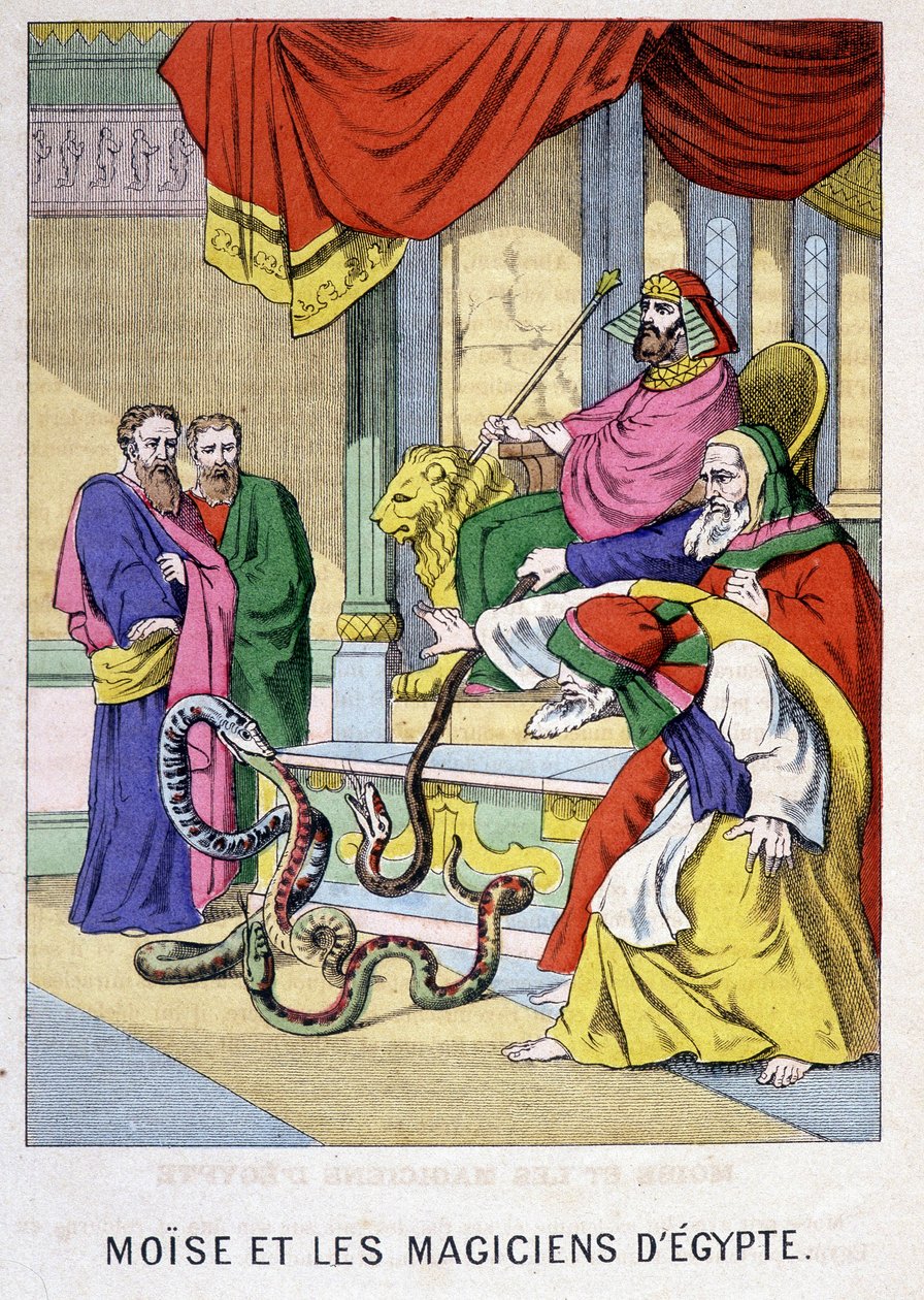 Moses og magikerne i Egypt - i "" Moses