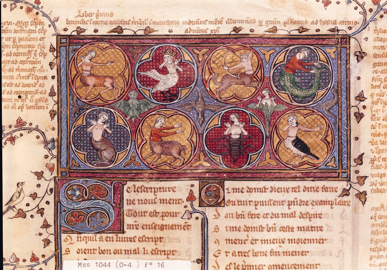 Ms 1044 f.16 Metamorphoses, fra Ovid Moralise skrevet av Chretien Legouais av French School