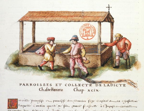 Ms 3243 The Fountain of Saint-Pardoux, Puy-de-Dome, illustrasjon fra 