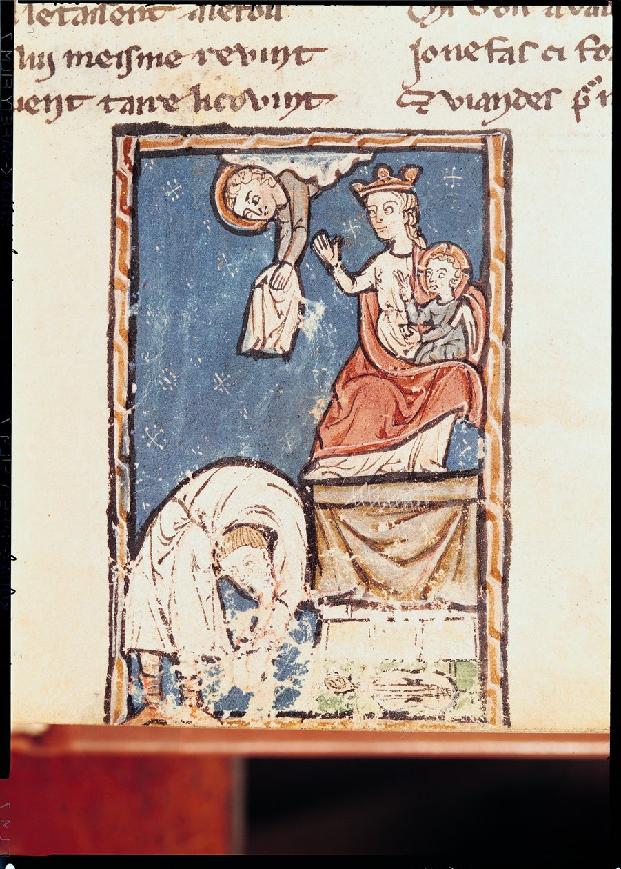 Ms 3516 f.127 Sjøgleren fra Notre Dame av French School