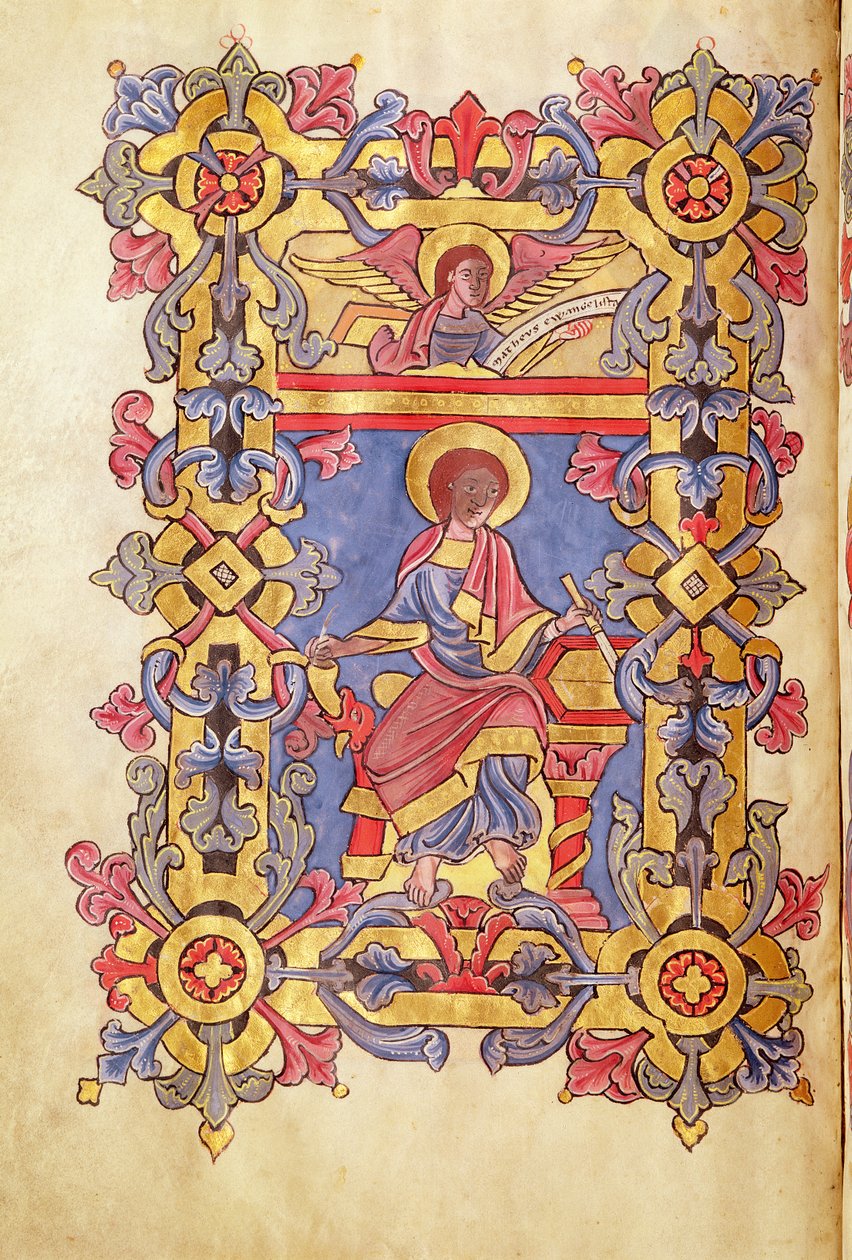Ms 479 St. Matthew, fra Evangeliene til Abbaye de Cysoing av French School