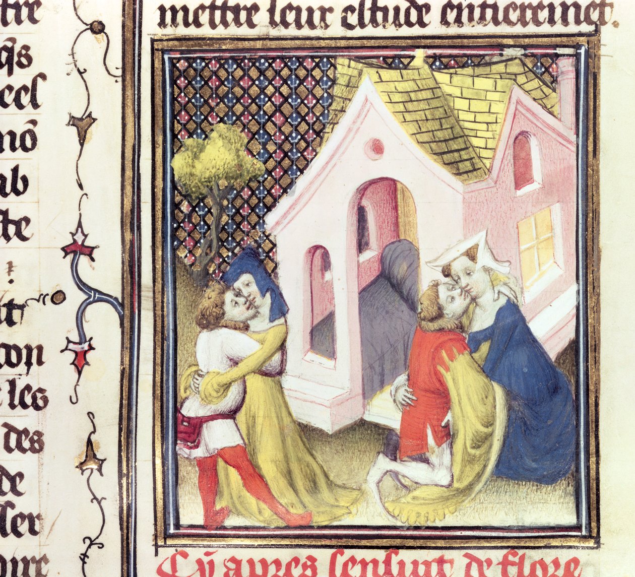 Fr 12420 The Bawdy Women, fra De Claris Mulieribus, av Giovanni Boccaccio (1313-75) av French School