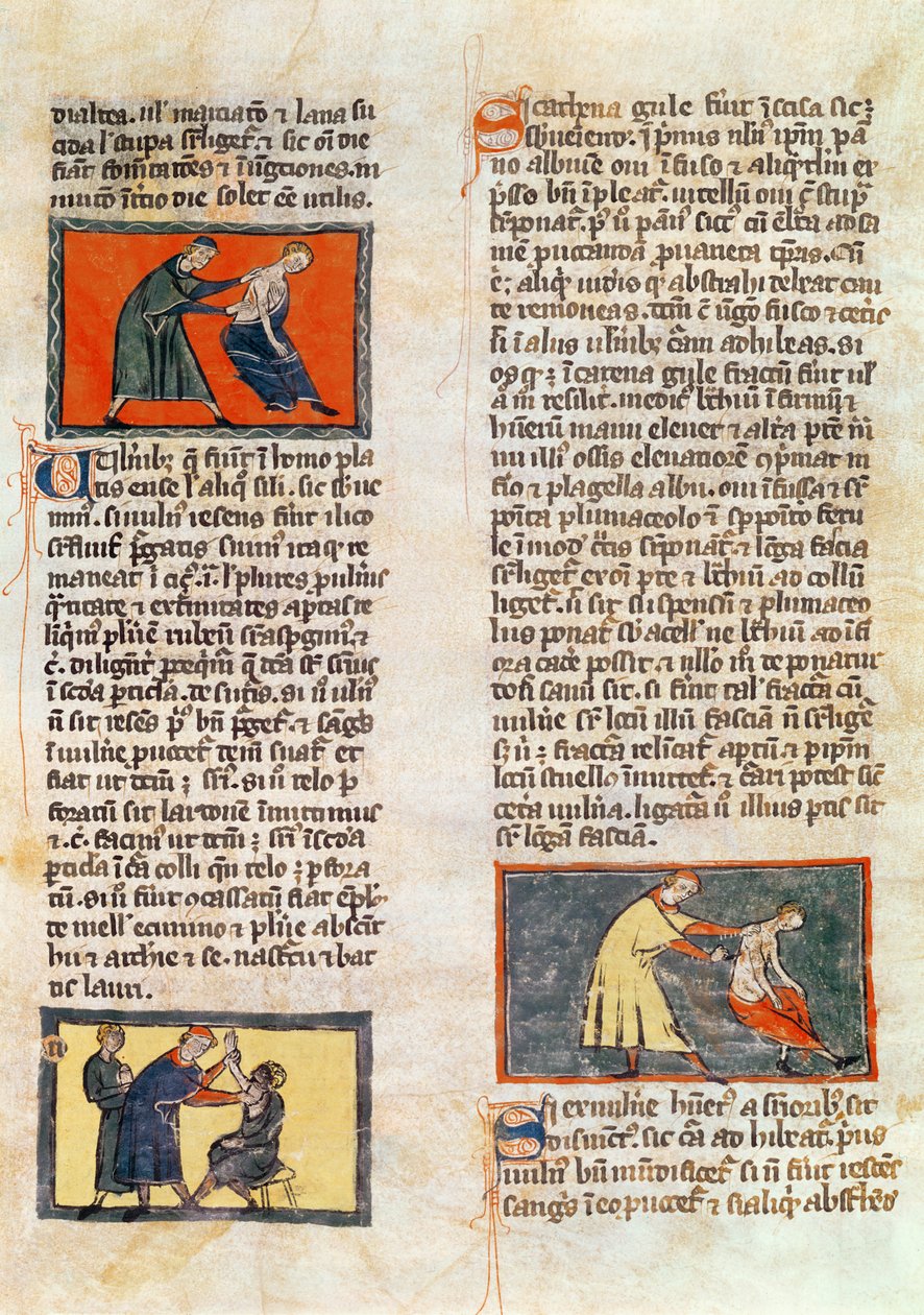 Ms H 89 fol.17r Surgery, fra en utgave av 