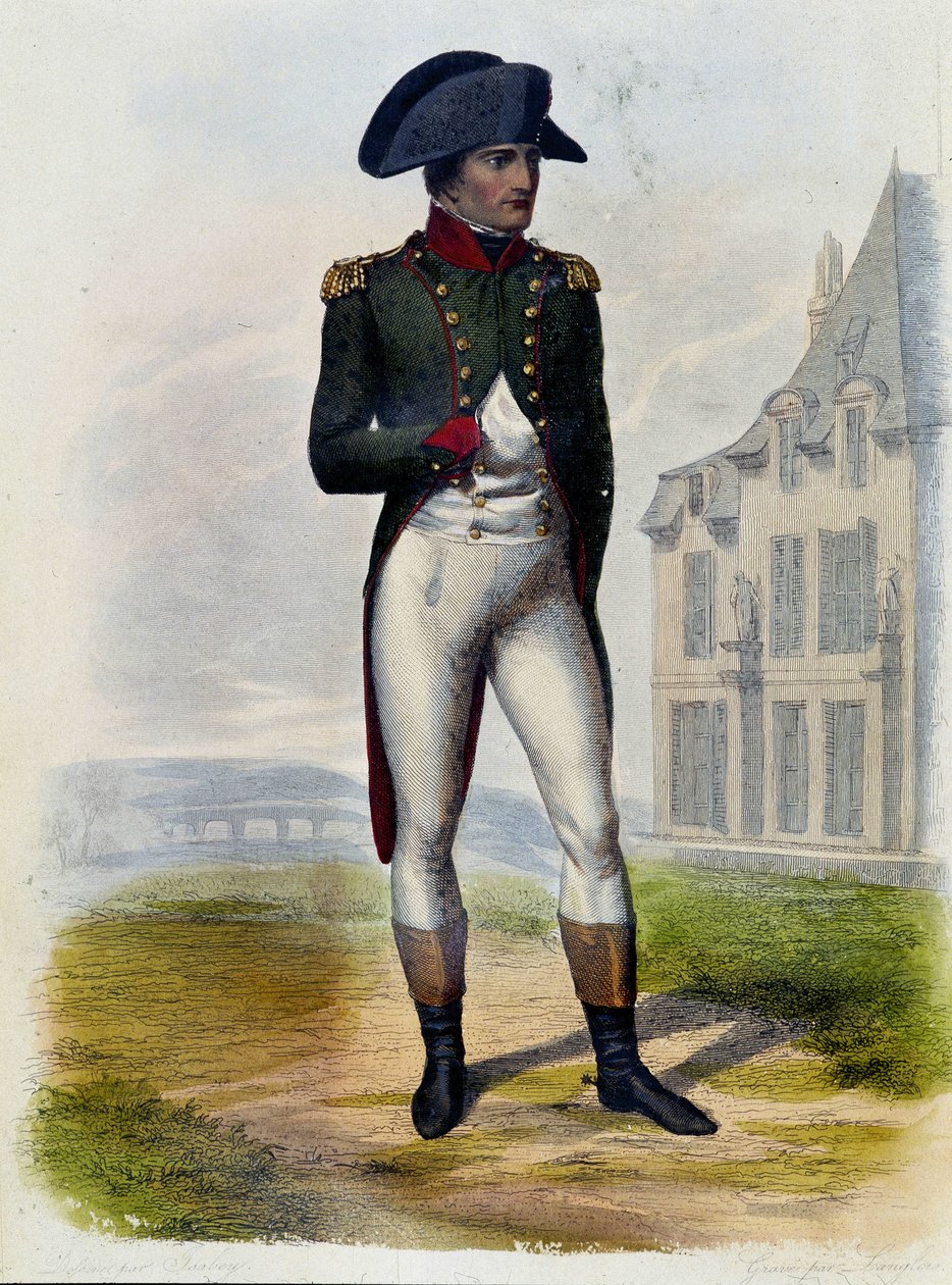 Napoleon Bonaparte, første konsul - i "" French Plutarch"" av French School