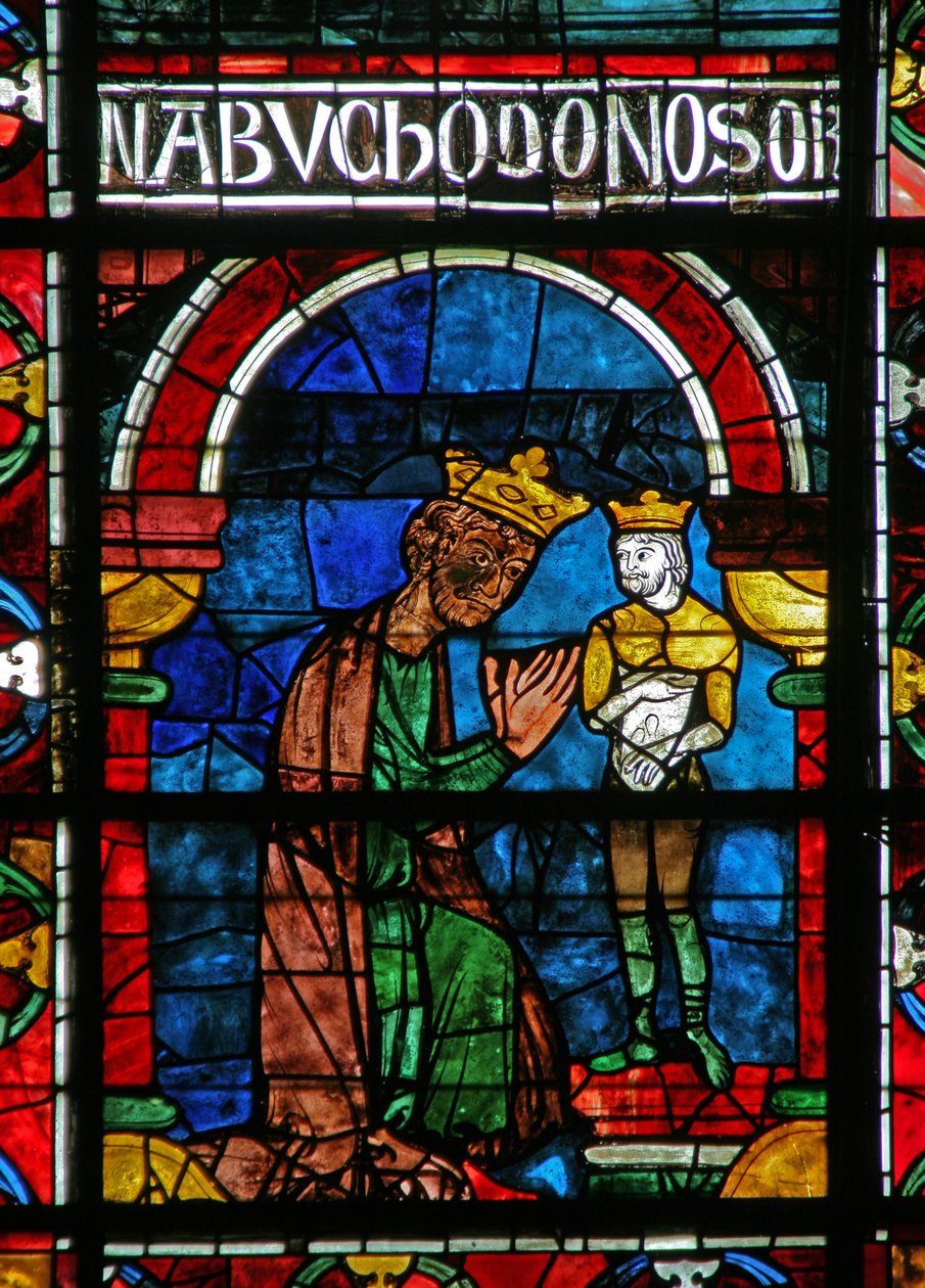 Nebukadnesar tilber en avgud (w121) av French School