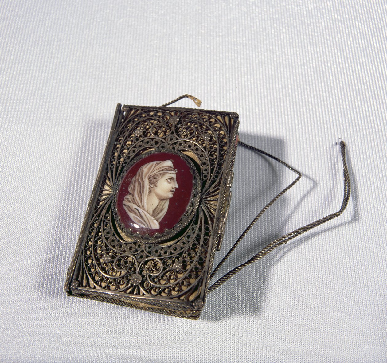 Nålehylster, som sies å ha tilhørt Mary Queen of Scots (1542-87) av French School