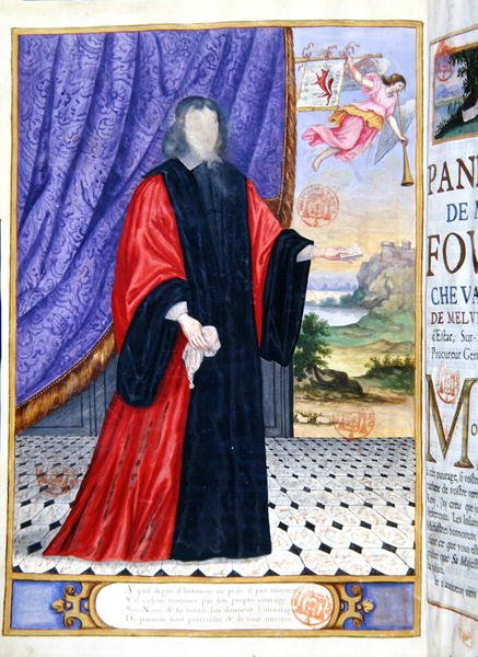 Nicolas Fouquet (1615-80) miniatyrillustrasjon fra 