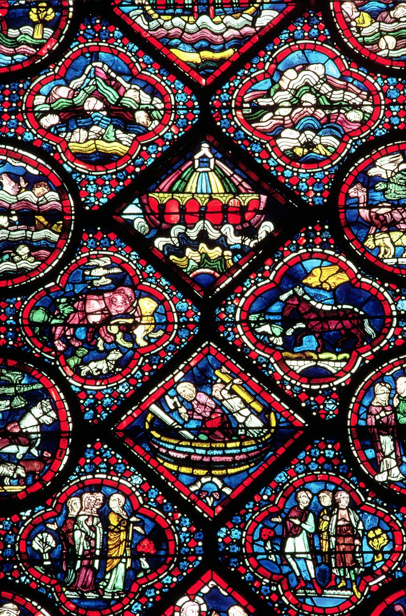Noahs Ark-vindu, 1200-tallet av French School