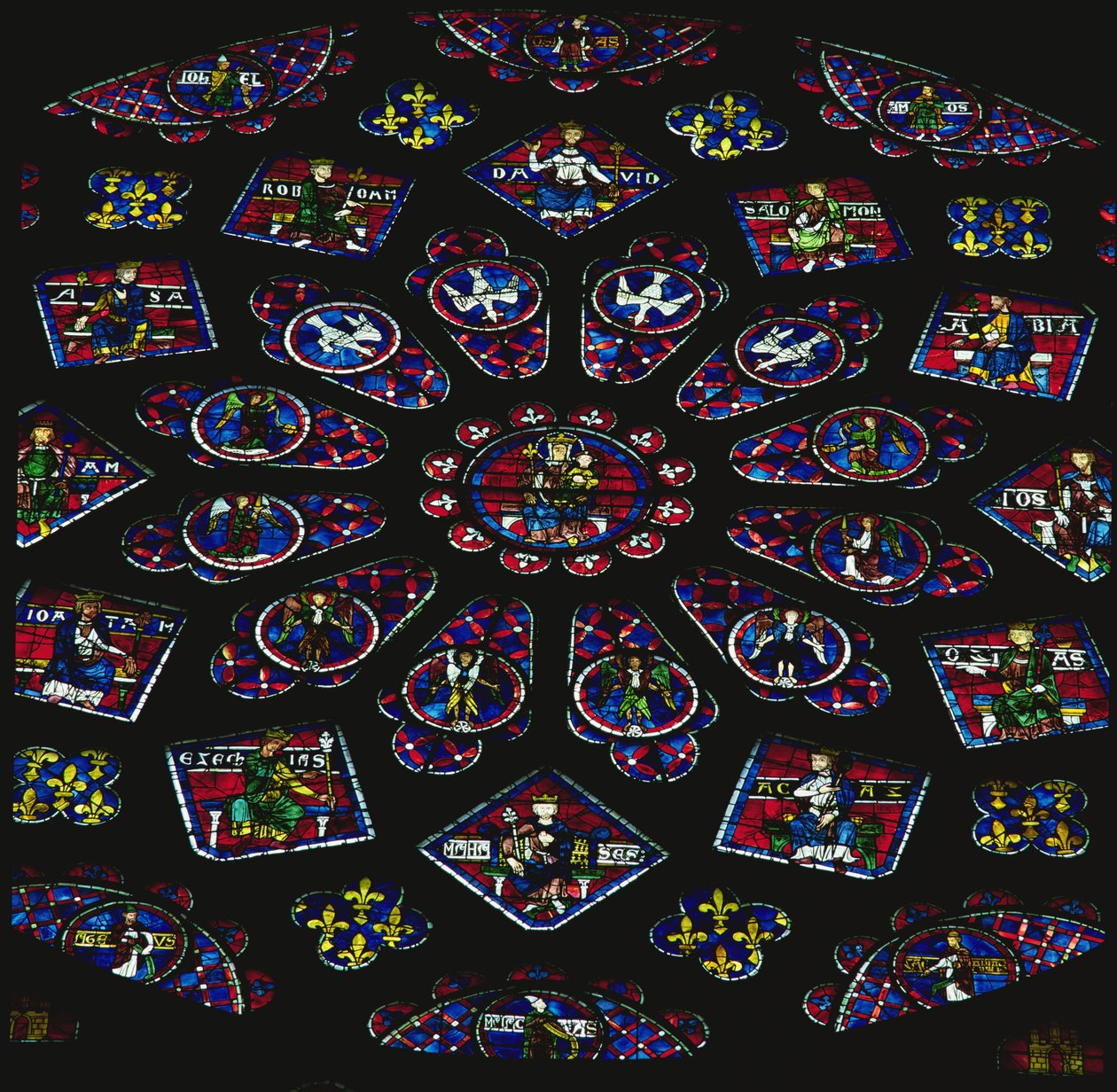 Nordrosevindu, innglasset av 1234 av French School