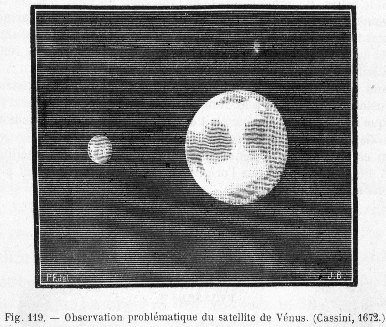 Problematisk observasjon av satellitten til Venus (Cassini av French School