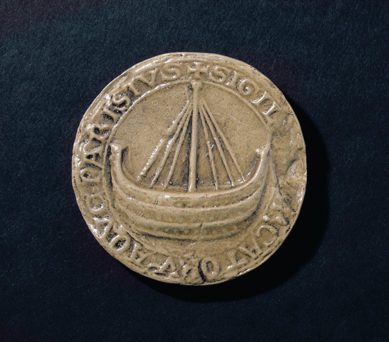 Et av de eldste bevarte seglene i byen Paris, ca. 1210 (voks) av French School