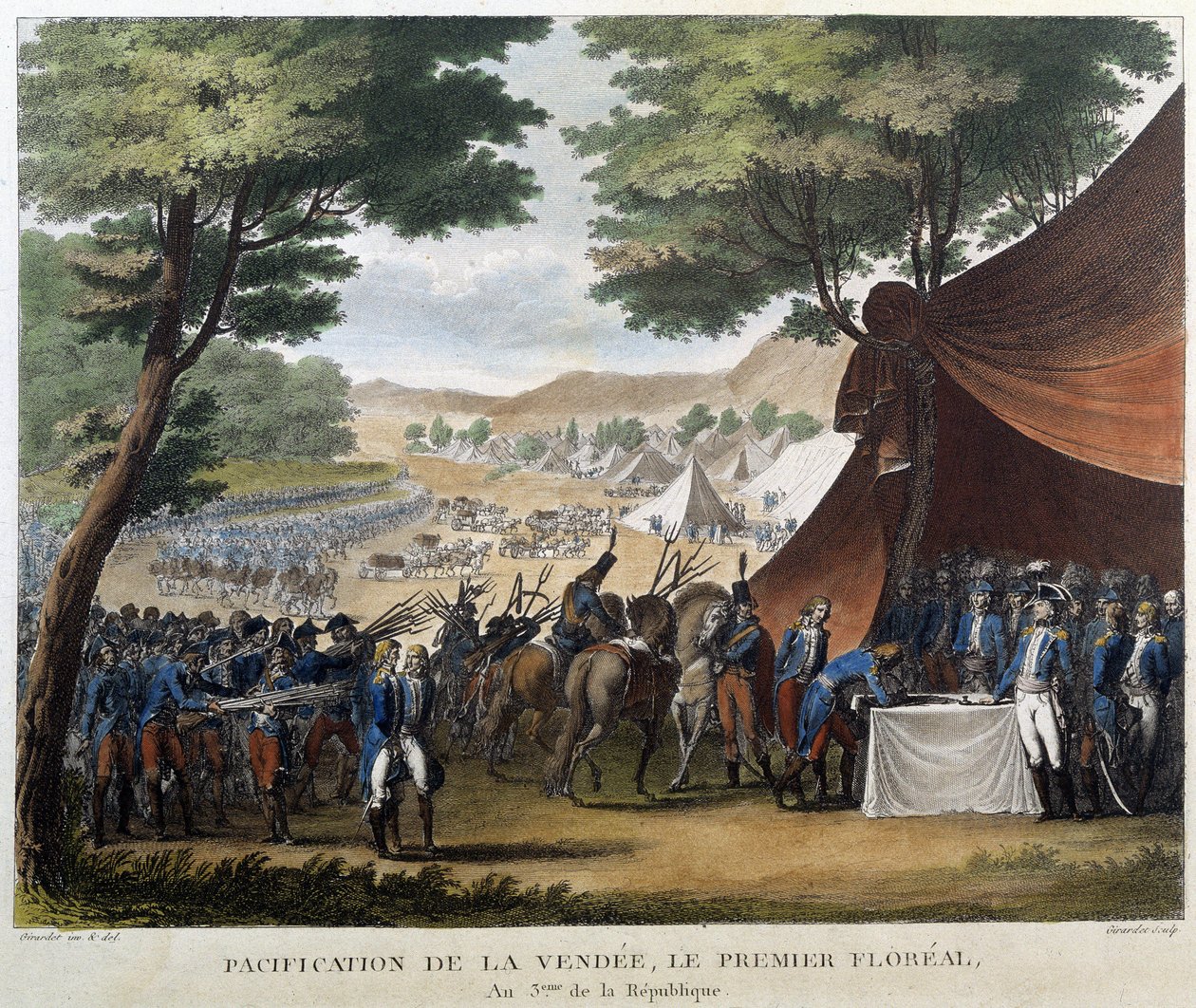 Pacification of the Vendée, the First Floral, år 3 av republikken av French School