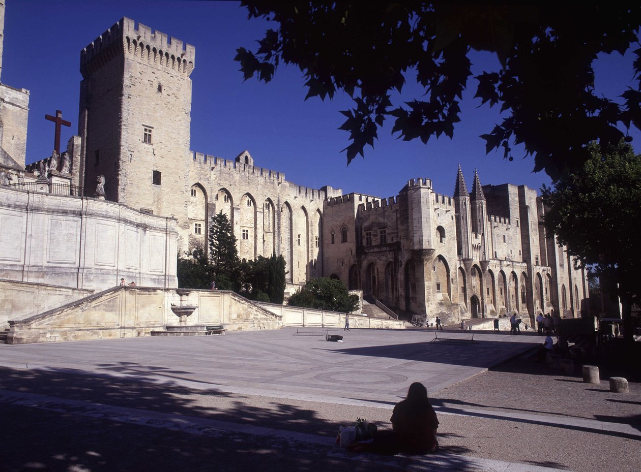 Pavenes palass i Avignon av French School