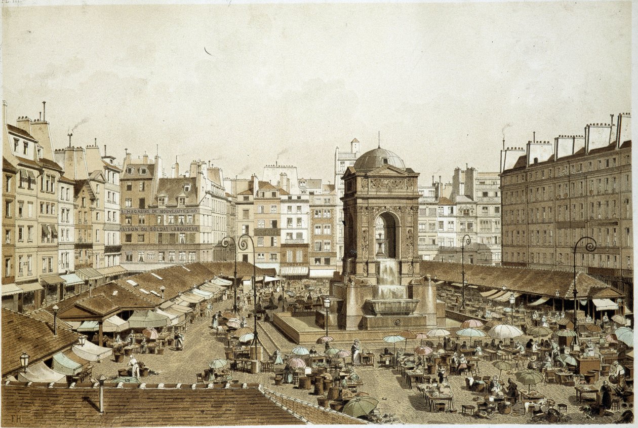 Paris, Marchéen og de uskyldiges fontene av French School