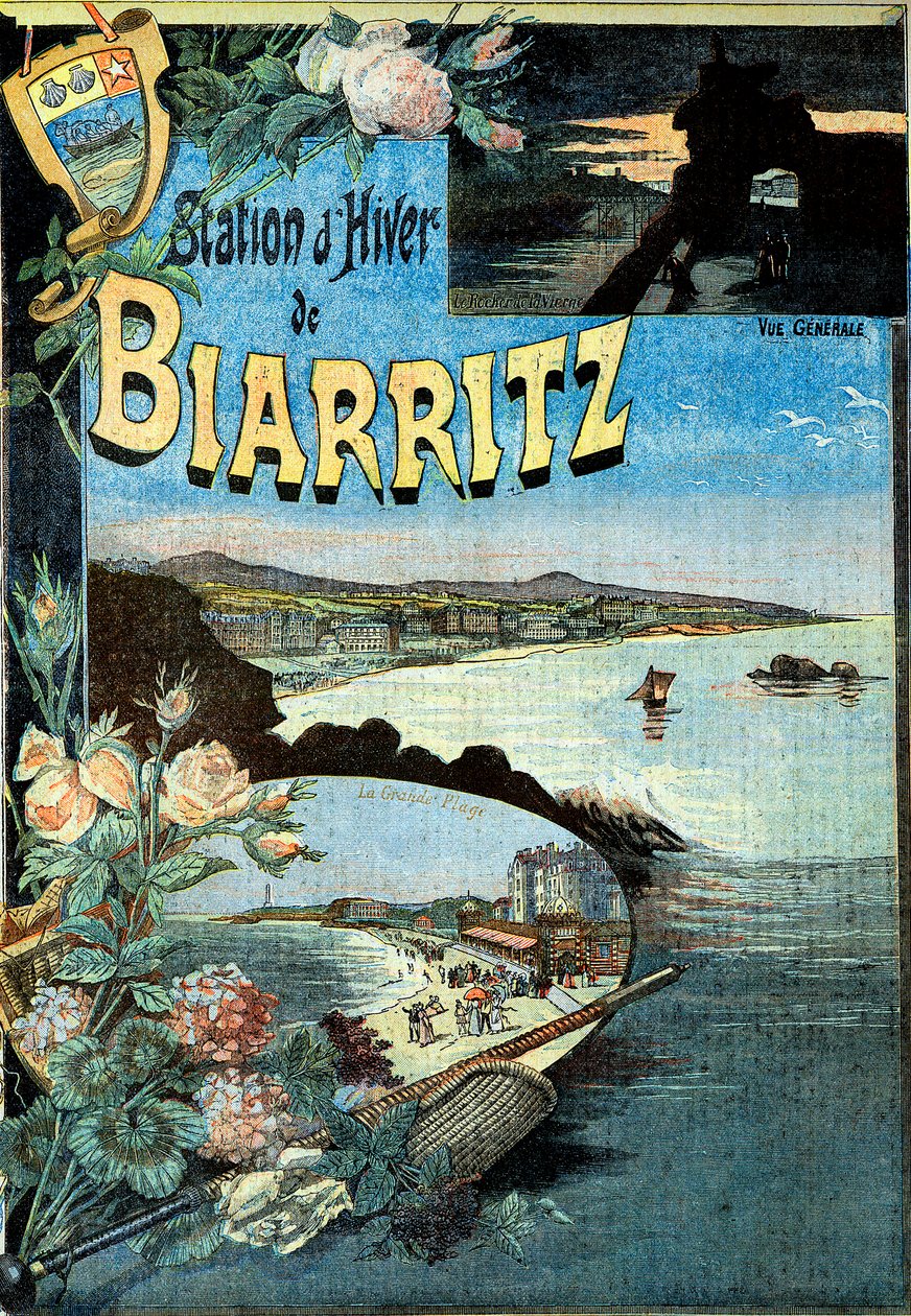 Paris til Orleans Railway Company (PO) - Biarritz vinterstasjon av French School