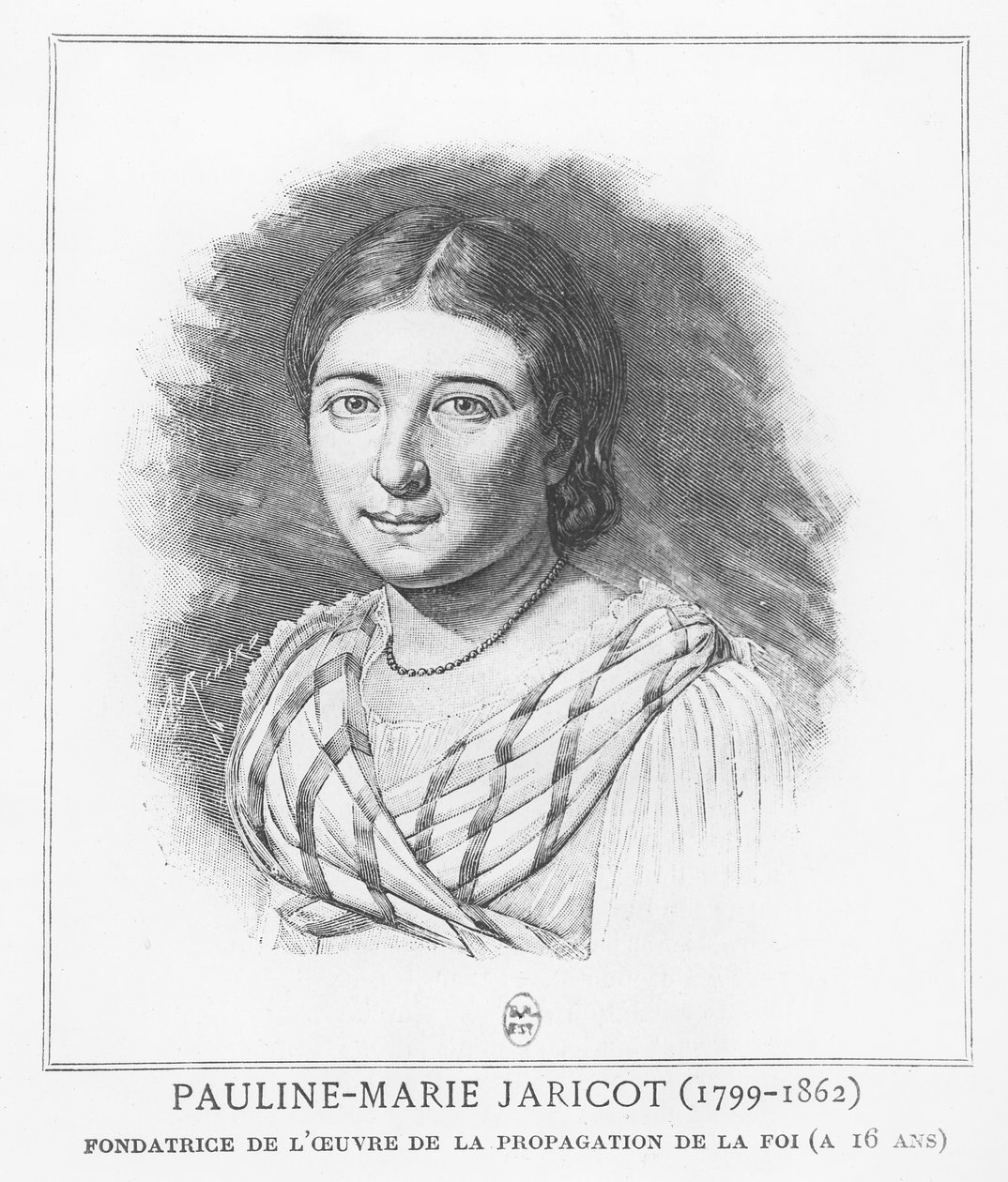 Pauline Jaricot (gravering) av French School