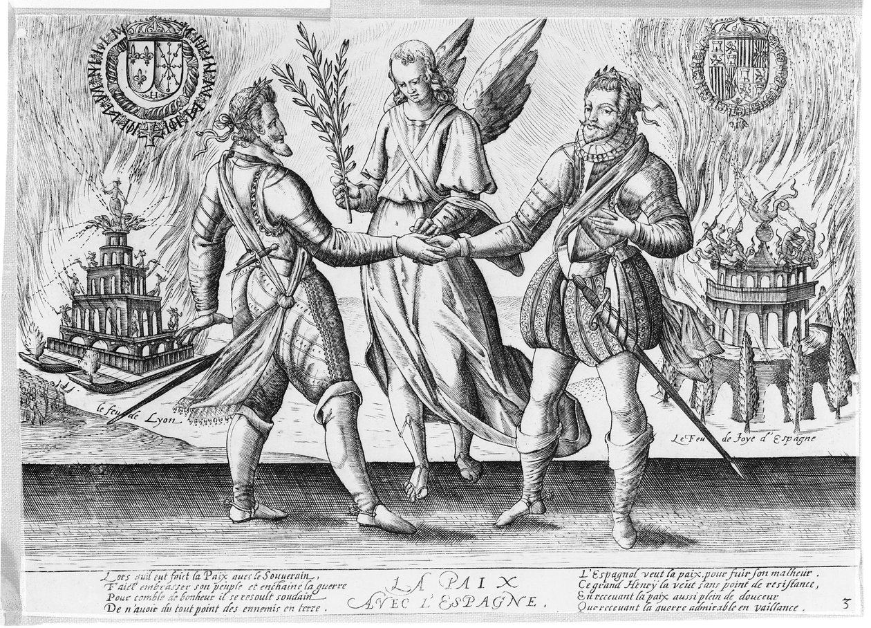 Fred med Spania, 1598 av French School