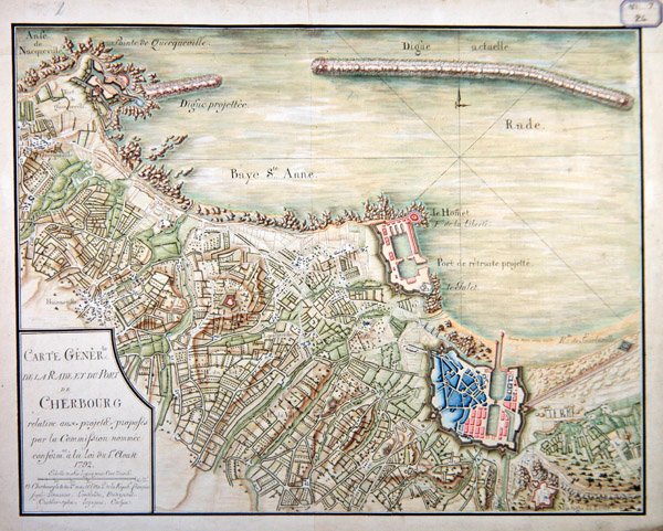 Plan for utvikling av havnen og havnen i Cherbourg av French School