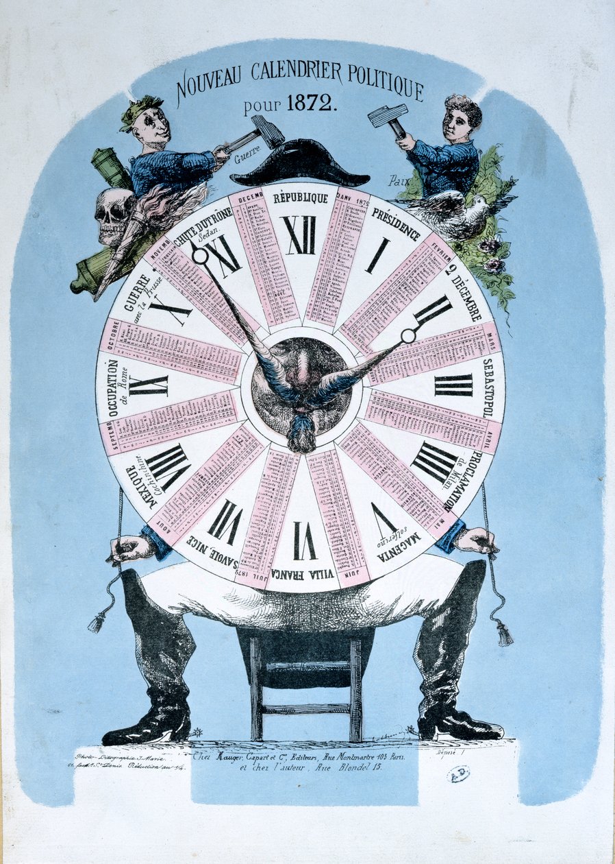 Politisk kalender for 1872 av French School