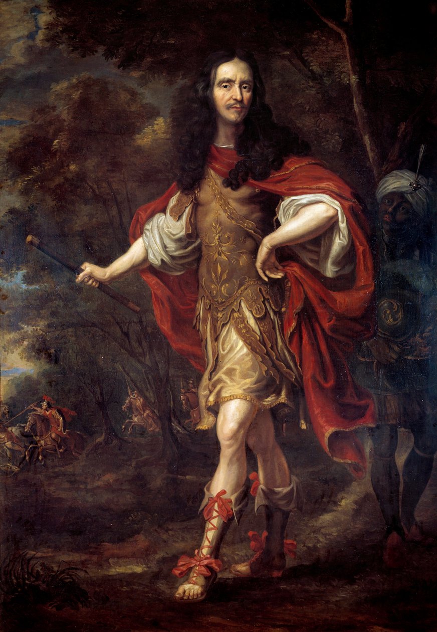 Portrait en pied av Henri de la Tour d