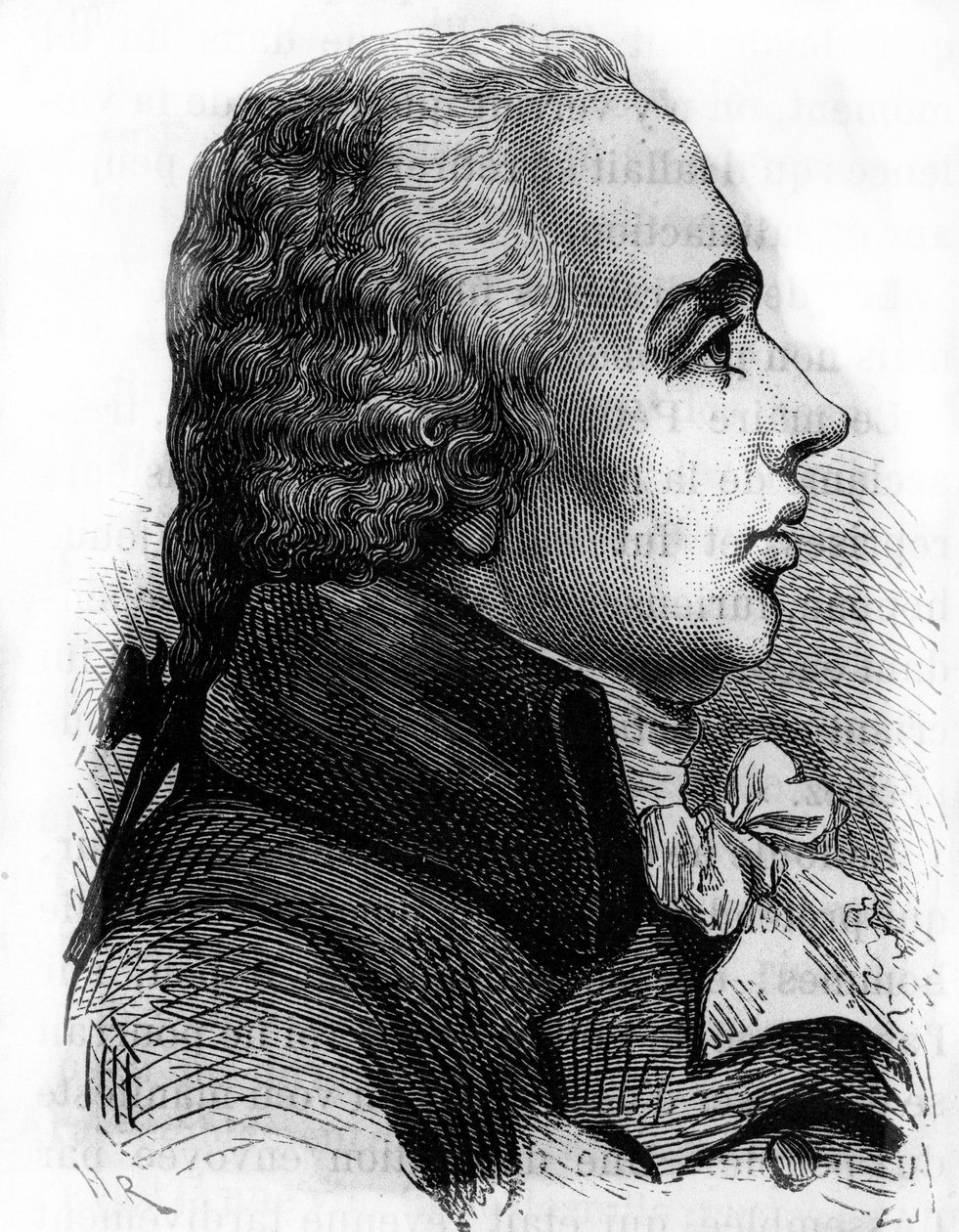 Portrett av Adrien Marie Legendre, fransk matematiker (1752 -1833). av French School