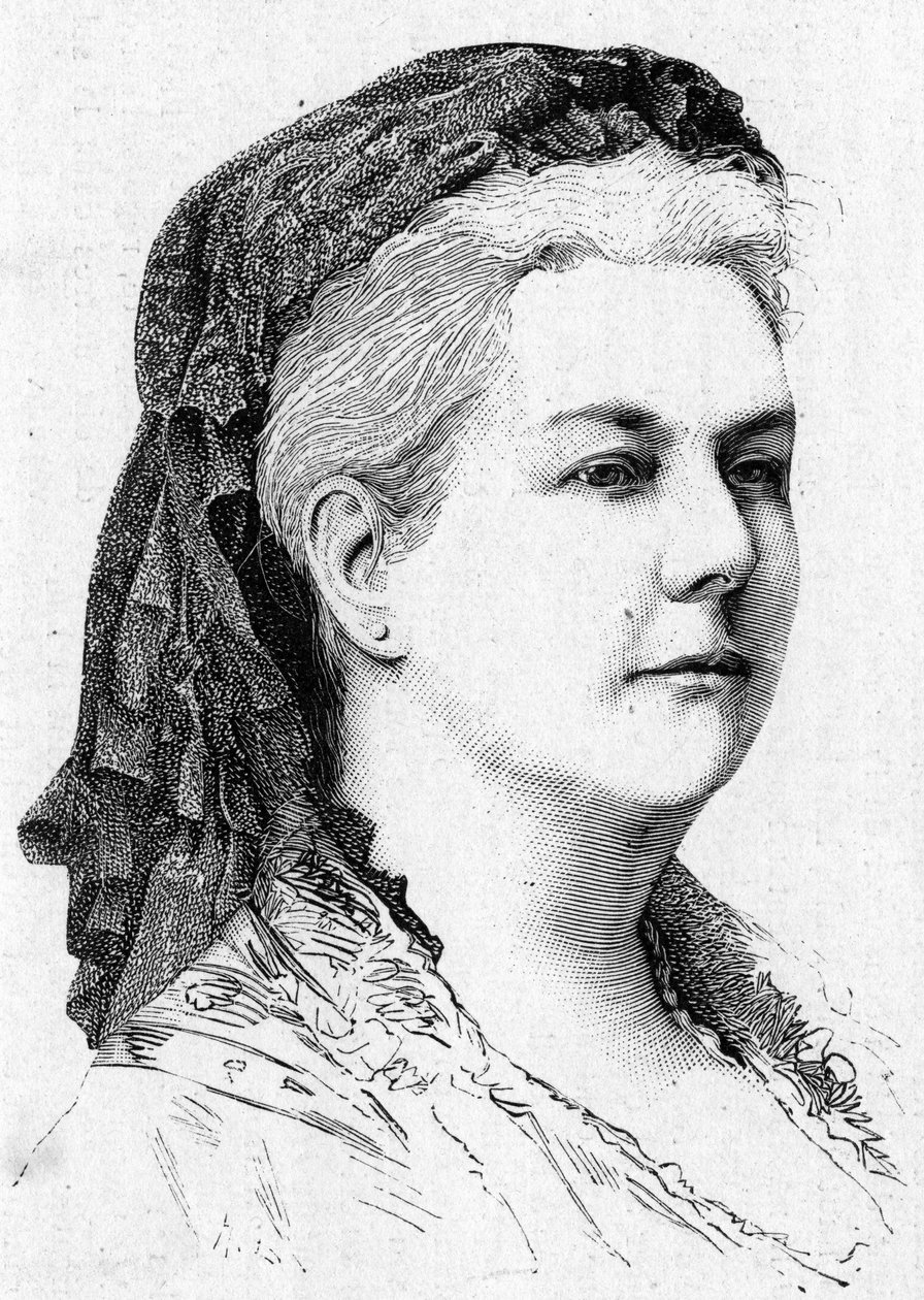 Portrett av Aglae Massart (1827-1887), professor i musikk ved konservatoriet i Paris. av French School