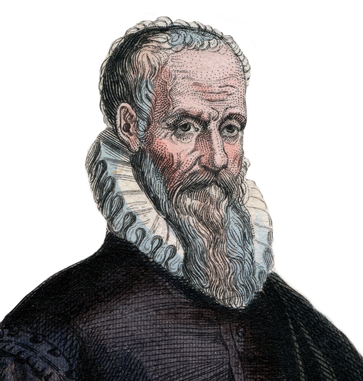 Portrett av Ambroise Pare (1509-1590), fransk kirurg. av French School