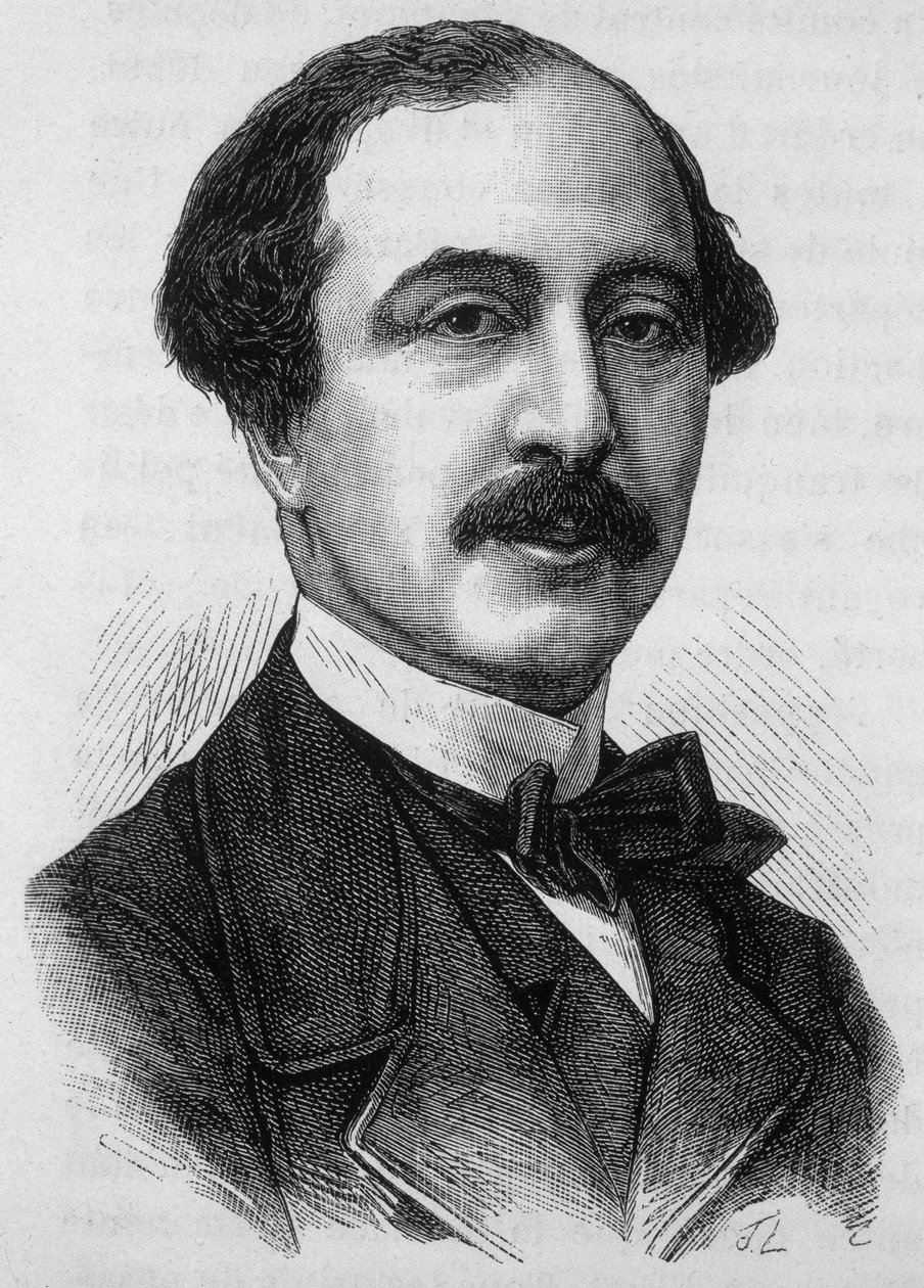 Portrett av Anatole Prevost Paradol, fransk journalist og politiker (1829 -1870). av French School