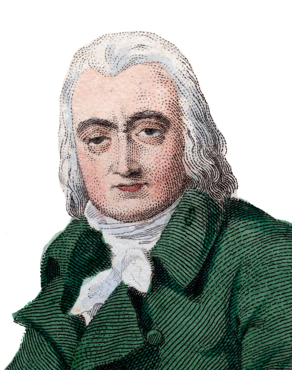 Portrett av Andre Ernest Modeste Gretry (1741-1813), fransk komponist. av French School